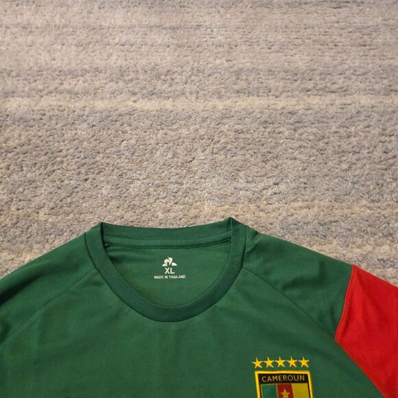 CAMEROON 2022 Home Football jersey Le Coq Sportif CAF Mens XL - Picture 2 of 7